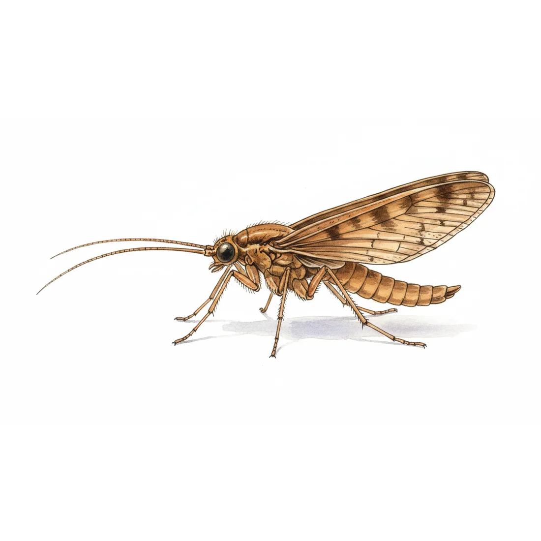 Sedges & caddis — illustration